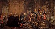 Louis XIV s Louis XIV. empfangt den Dogen von Genua in Versailles Sweden oil painting artist